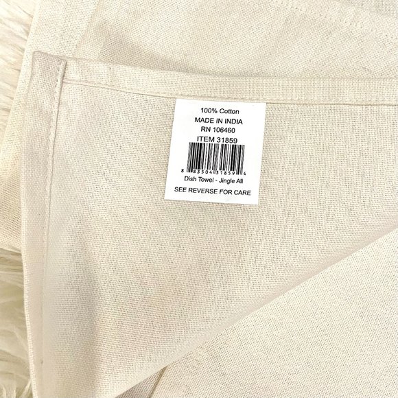 Primitives by Kathy Jingle All The Way Donkey Tea Towel - Picture 4 of 4